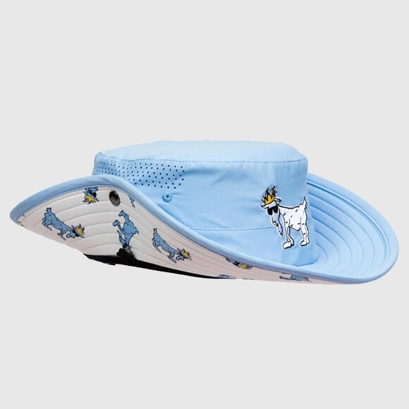 GOAT USA Blue Bucket Hat with Embroidered Goat - Picture 2 of 6